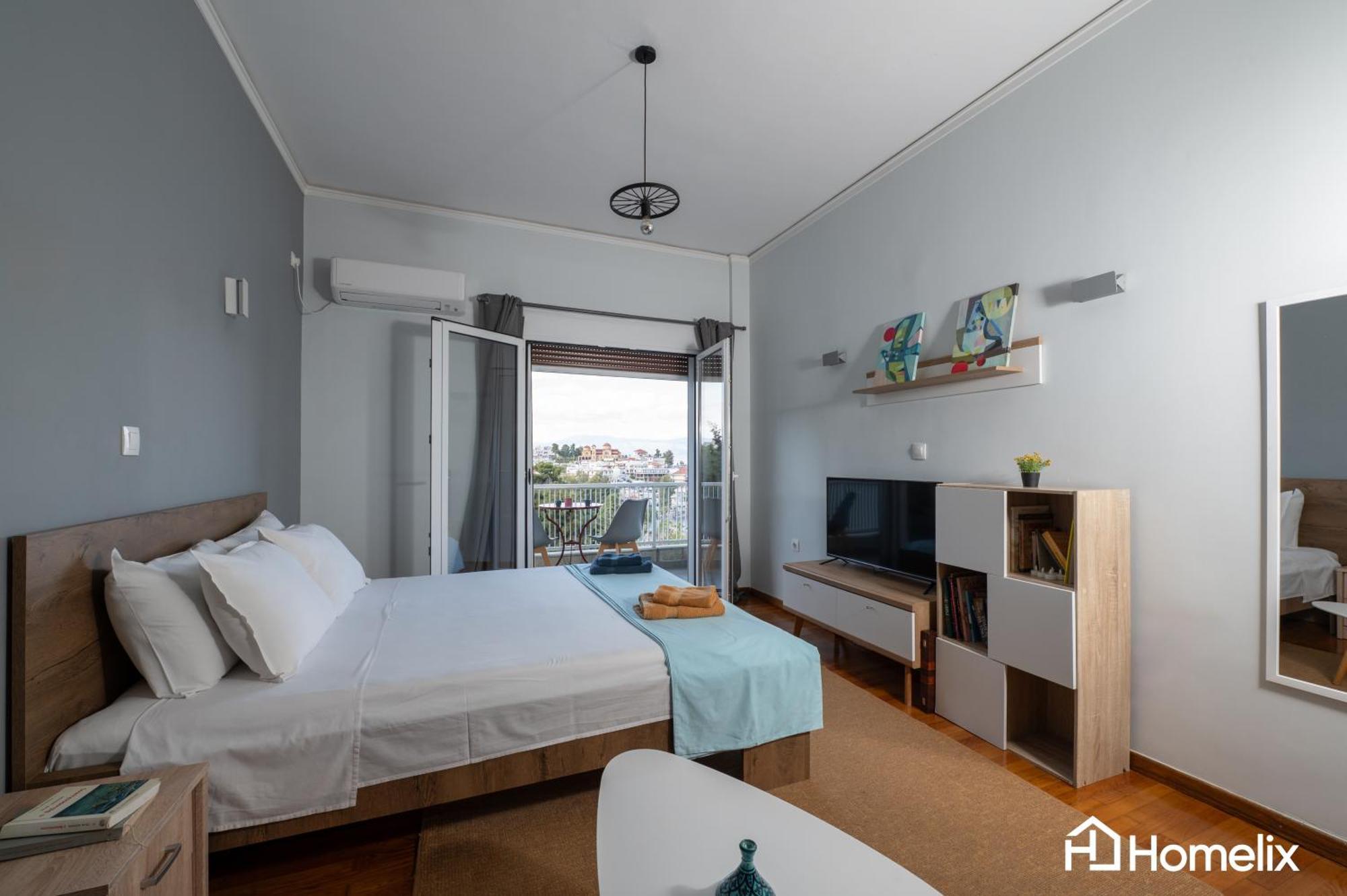 30m² Cosy With Panoramic Sea View * Chalkida